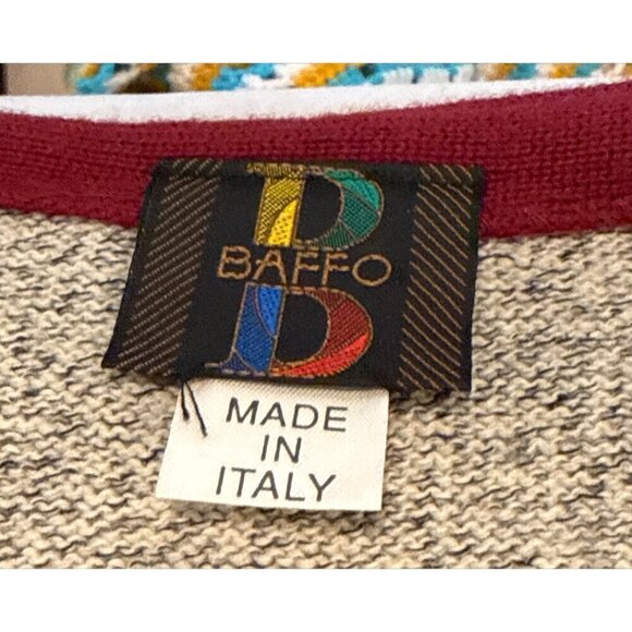 Vintage Baffo Men's Wool Blend Button Up Sleeveless Vest Italy Size Large - Picture 5 of 7